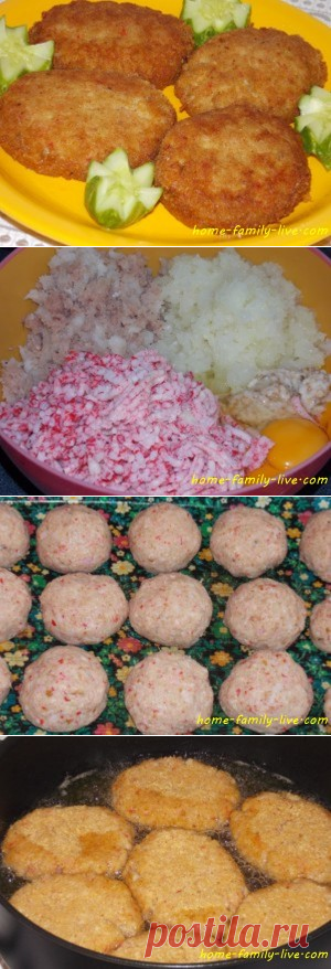 Рыбные котлеты - Кулинарные рецептыКулинарные рецепты