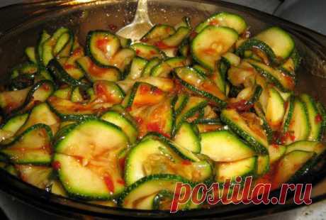 Кабачки маринованные мгновенного поедания.