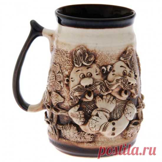 Кружка для пива «Деревня» (0,8 л), лепка — Купить за 1 944 тг.