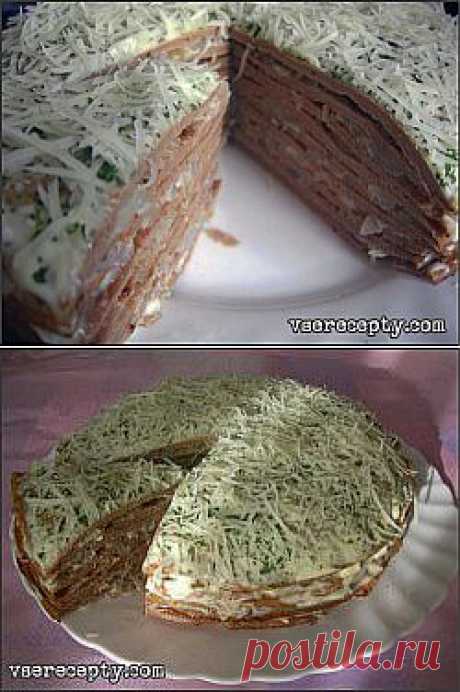 Печеночный торт. Пошаговый фото рецепт.