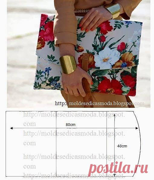 Выкройка папки для бумаг.