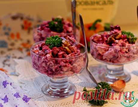 Салат со свеклой и курицей – кулинарный рецепт