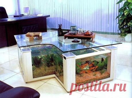 Стол-аквариум