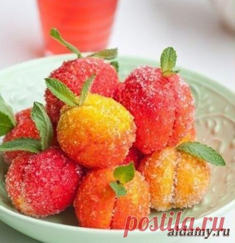 Пирожное "Персик" » Любимые рецепты