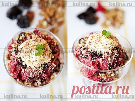 Салат со свеклой, черносливом и орехами – рецепт приготовления с фото от Kulina.Ru