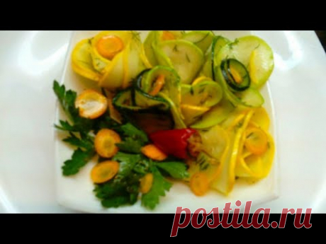 Кабачки маринованные. Быстрый рецепт.