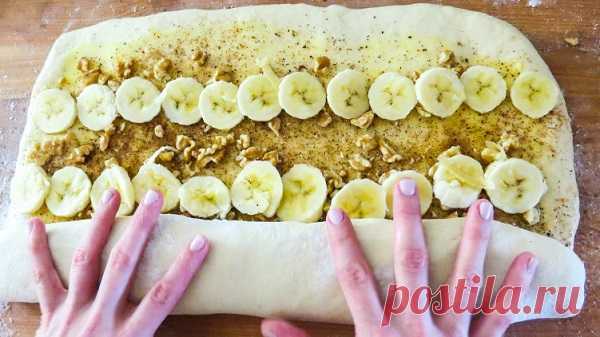 Супердесерт! Булочки с корицей и бананом
