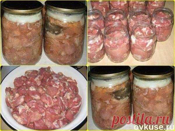 Тушенка из свинины, готовим дома - Простые рецепты Овкусе.ру