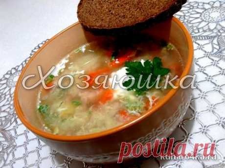 Суп с маринованными грибами