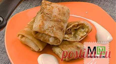 Рецепт БЛИНОВ С РЫБНОЙ НАЧИНКОЙ