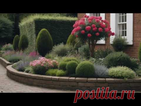 Ideas for creating a beautiful front garden. Палісадник - це візитна картка вашого будинку.
