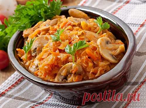 Тушеная капуста с мясом - 7 оригинальных рецептов с фото