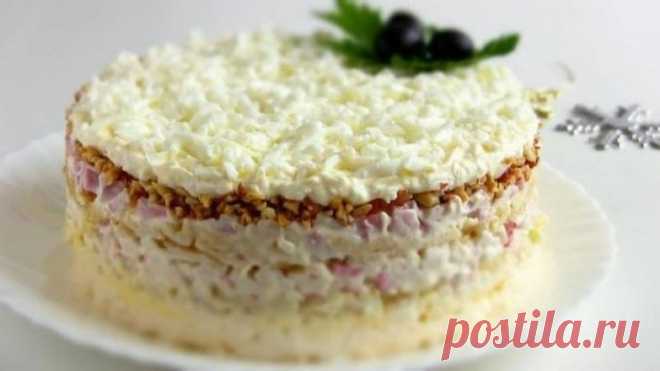 🍴САЛАТ «СНЕЖНАЯ КОРОЛЕВА» к новогоднему столу! ❄