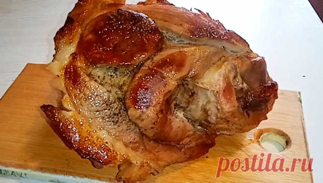 РУЛЬКА МАРИНОВАННАЯ В ПИВЕ Вкуснятина еще та! Сочная, ароматная рулька придется по вкусу всем ее любителям.