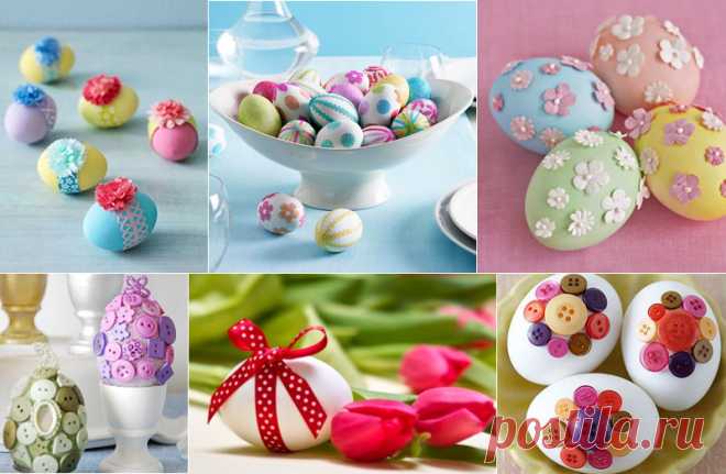Яркие нарядные Пасхальные яйца-сувениры — Рукоделие