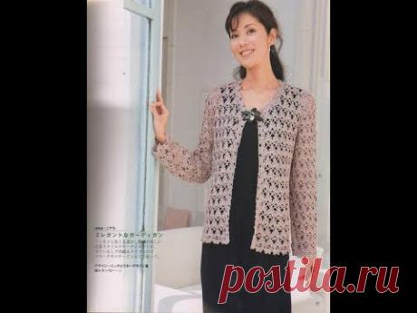 ЖАКЕТ КРЮЧКОМ. РАЗБОР УЗОР+СХЕМА+ВЫКРОЙКА || JACKET CROCHET. THE PARSING PATTERN+SCHEME+PATTERN