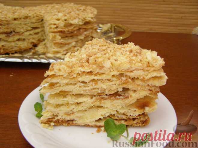 Рецепт: Торт слоеный «Наполеон» на RussianFood.com