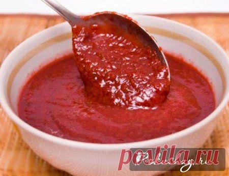 Аджика из сливы ткемали на зиму: фото рецепт приготовления