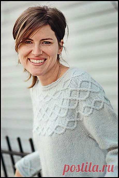 Джемпер с круглой кокеткой Seneca by Jared Flood