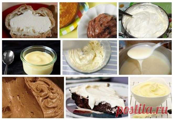 Подборка простых и вкусных кремов для тортов