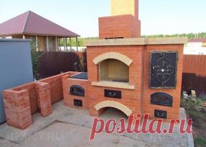 Печь-барбекю из кирпича своими руками: чертежи и порядовка (пошаговый фотоинструктаж) - Українські реалії