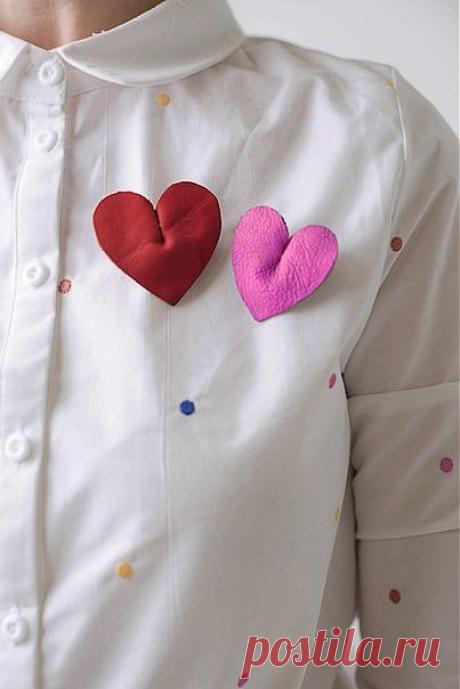 Кожаные брошки / Украшения и бижутерия /