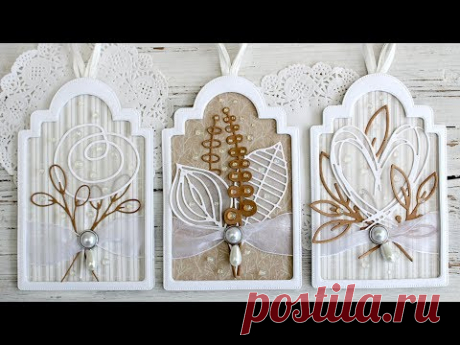 Exquisite Shadow Box Tags