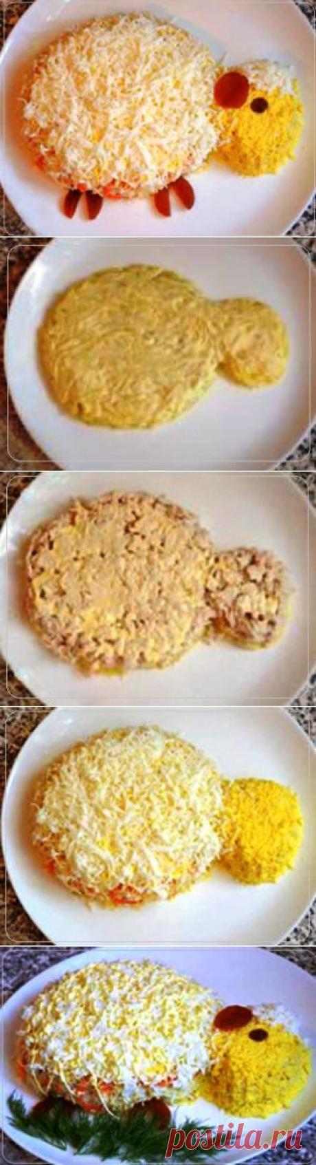 Салат «Новогодняя овечка» | Рецепты вкусно