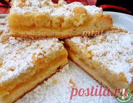 Дрожжевой штрейзельный пирог – кулинарный рецепт