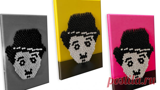 3D Origami, 3D Origami Tutorial, Paper Craft tutorial, Paper Crafting, Crafting Tutorial, Shalscrafts, 
Origami tutorial, 3D Origami Crafts, 
Charlie Chaplin Crafts, Paper Portrait, Origami Charlie Chaplin, paper Charlie Chaplin Tutorial,