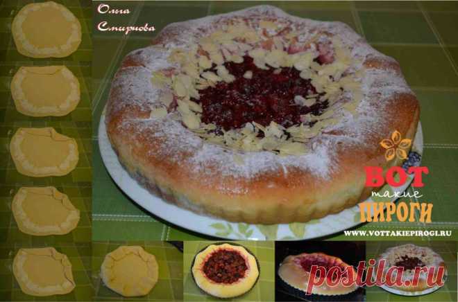 Пирог с малиной и творогом | ВОТ ТАКИЕ ПИРОГИ