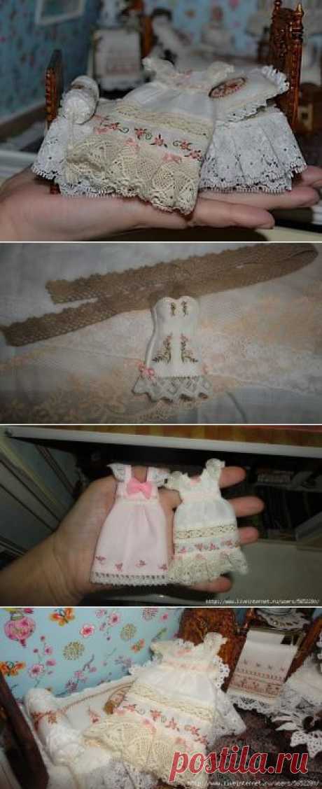 Кукольная одежда с вышивкой. - Ярмарка Мастеров - ручная работа, handmade