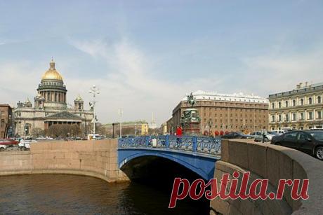 The Blue Bridge - St Petersburg Russia  |  Pinterest: инструмент для поиска и хранения интересных идей