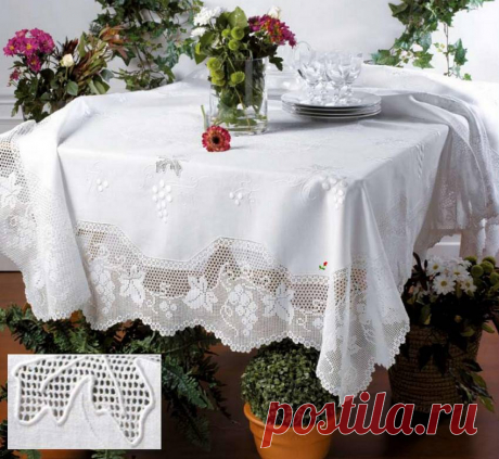 Бордюр для скатерти.
