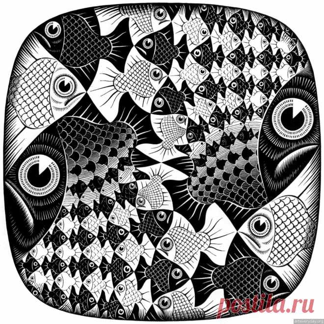 Эшер Мауриц Корнелис, картины, биография, графика, литографии