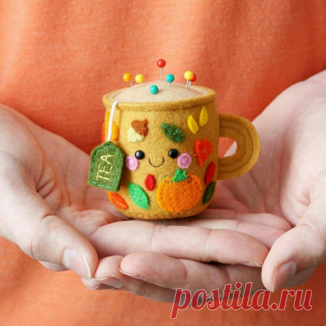 Фетровые кружки игольницы от Hannahdoodle / Унесенные фетром / ВТОРАЯ УЛИЦА