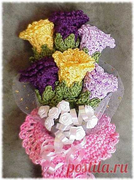 Etsyhooker of the Week — Crochet Bouquet | Laura's Left Hook