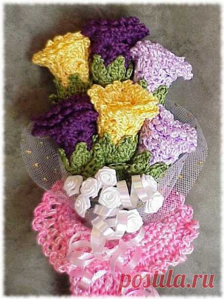 Etsyhooker of the Week — Crochet Bouquet | Laura's Left Hook