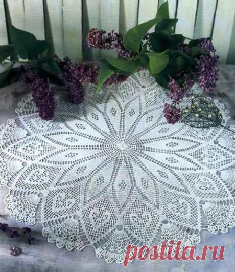 Деликатности в вязание крючком Габриэла: Mantelito