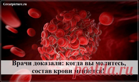 Врачи доказали: когда вы молитесь, состав крови меняется!