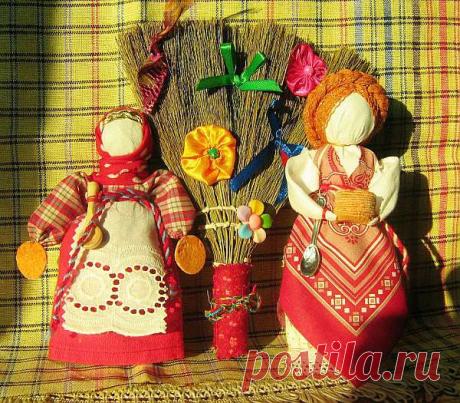 Как сделать куклу масленицу - делаем своими руками