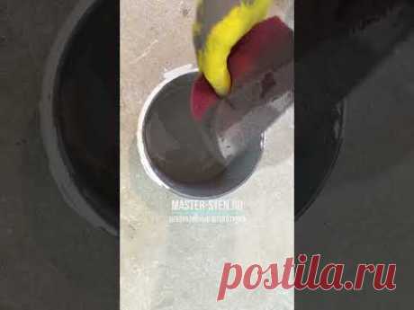 Акцентная стена фактурой Лофт ПОШАГОВО! #shorts Accent wall with loft texture STEP BY STEP!