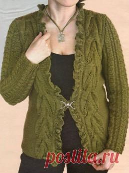 Жакет с узором 