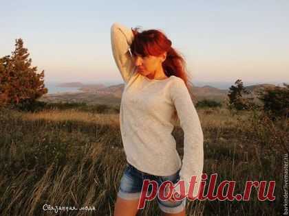 Вязаная кофточка "Моно" - бежевый,кофточка,Кофточка вязаная,кофта,кофта вязаная