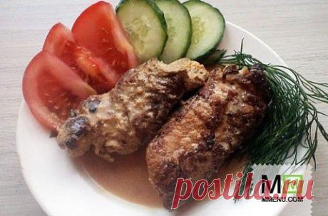 Рулеты из мяса с сыром - кулинарный рецепт. Миллион Меню