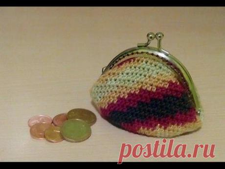 طريقة كروشيه محفظة نقود