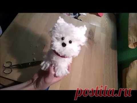 PERRO WESTY HECHO CON LANA - DIY FÁCIL
