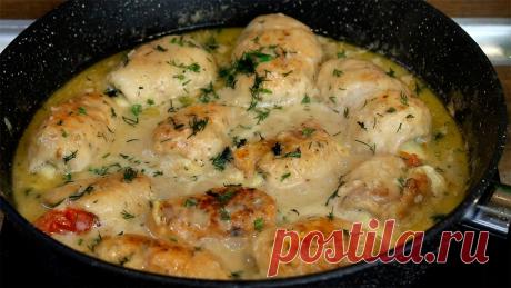 Вкуснейшие Куриные Рулетики / Отличный вариант горячего блюда Сегодня готовлю вкуснейшее горячее блюдо - куриные рулетики в сметанном соусе. По этому рецепту получается мягкая нежнейшая куриная грудка с очень вкусным со...