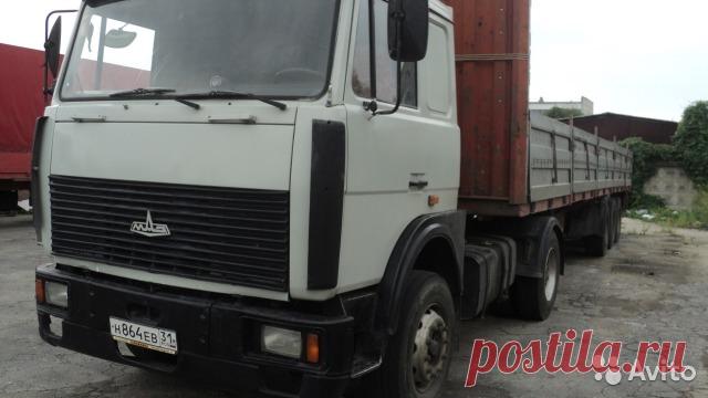 Срочно продается или обмен.Сцепка в хорошем состоянии. Маз 543240-2120 2003 г выпуска, 330 лс,рабочий объем двигателя 14860 м3, разрешенная масса 16500 кг, интеркулер, тахограф(тарированый), турбонадув. Шаланда-полуприцеп изготовление Франция, разрешенная масса 34000 кг,длина 13,6 м, борт 60 см.