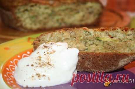 Нежнейший кабачковый кекс-суфле с сыром фото рецепт приготовления